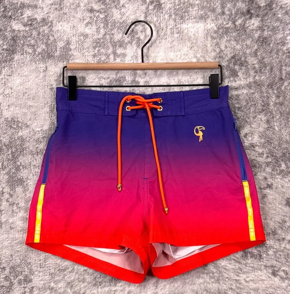 Tucann Swim Shorts Small Mens Tropical Ombre 2